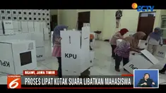 Mereka bekerja dari pukul 08.00 pagi hingga 16.00 sore untuk merampungkan 13.800 kotak suara. Upah yang diterima setiap orang per hari sebesar Rp 80 ribu.