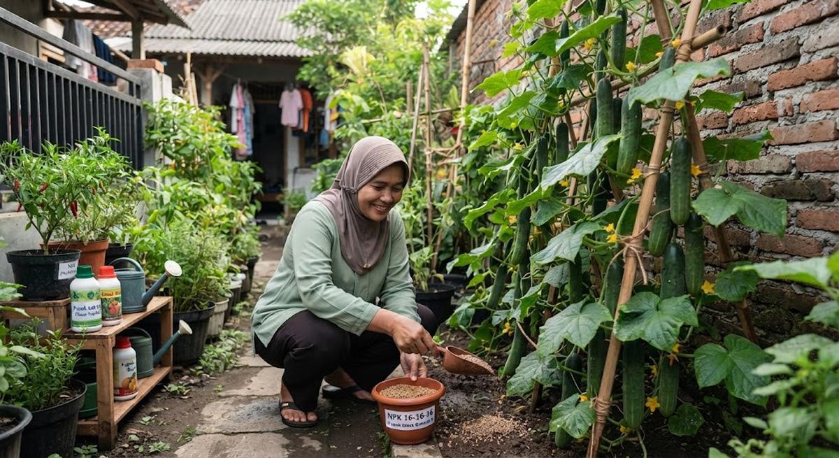 6 Tips Menanam Timun agar Berbuah Lebat, Perhatikan Air dan Nutrisi