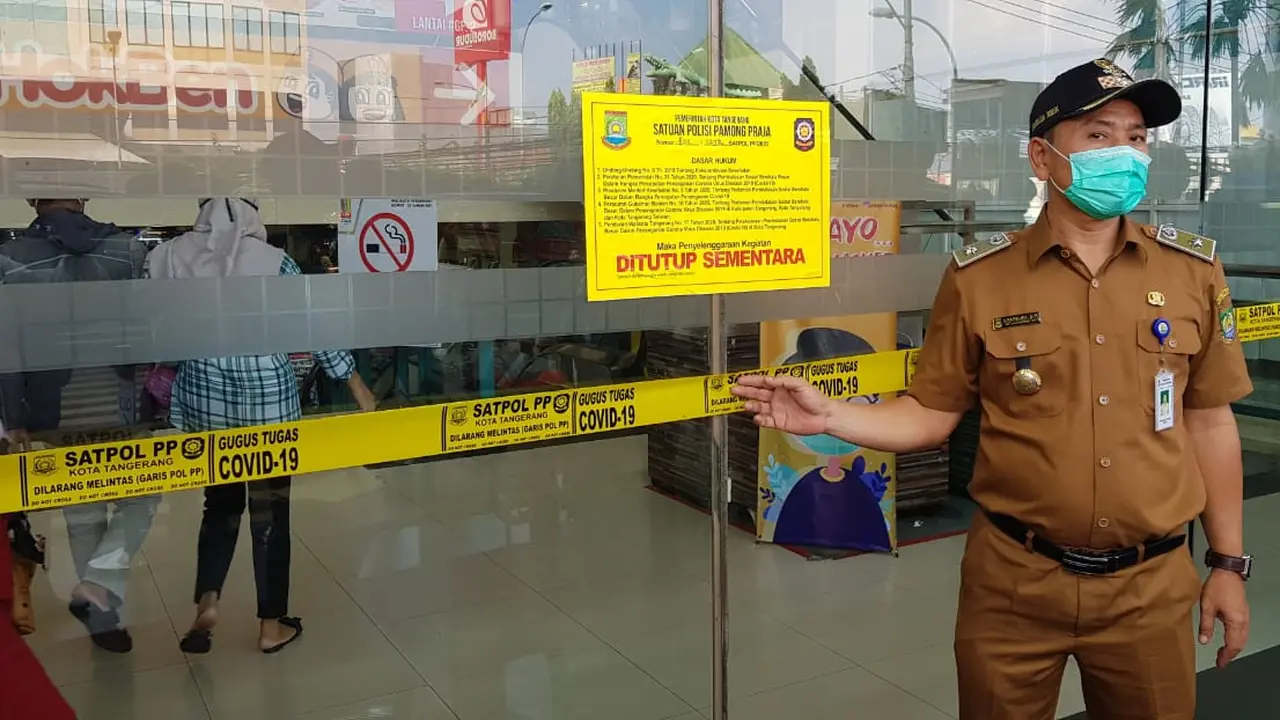 Penutupan CBD Mall, Ciledug, Kota Tangerang
