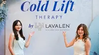Lavalen, salah satu perusahaan perawatan tubuh terdepan Indonesia meluncurkan Cold Lift Therapy. Inovasi ini menggabungkan teknologi cooling monopolar RF untuk body contouring, pengurangan lemak, dan pengencangan kulit. (Liputan6.com)