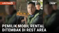 Viral! Pemilik Mobil Rental Ditembak Pelaku Penggelapan Mobil di Rest Area