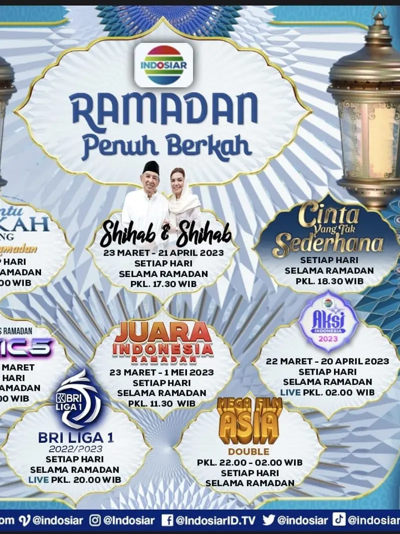 Beragam program variatif Indosiar dalam rangkaian Ramadan Penuh Berkah (foto dok. indosiar)