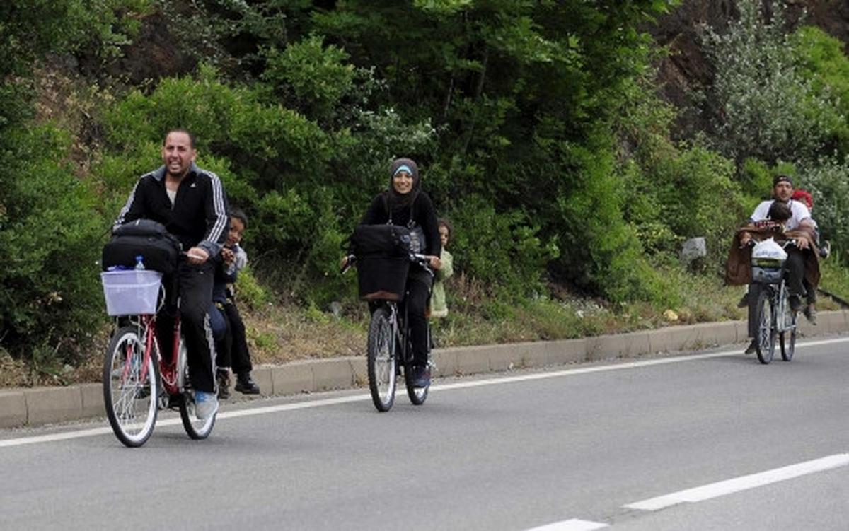 Cari pelindungan, para imigran Suriah rela gowes sepeda ribuan Km