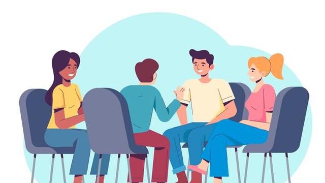 Ilustrasi berdiskusi