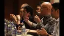 Program Director Java Festival Production Paul Dankmeyer (kedua kanan) memberikan keterangan pers terkait Java Jazz Festival 2015 di Jakarta, Rabu (4/3). (Liputan6.com/Faizal Fanani)