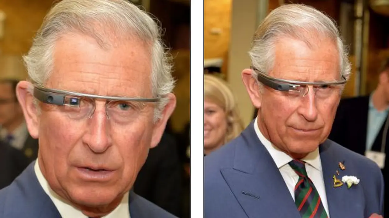 Pangeran Charles Pakai Google Glass - KAPLING