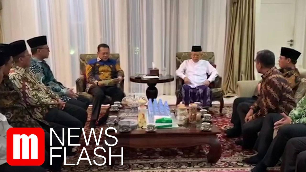 VIDEO: Pimpinan MPR Sambangi Ma'ruf Amin, Tanya Pelantikan Pakai Celana atau Sarung