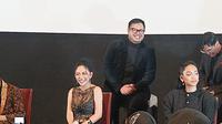 Rachel Vennya saat hadiri acara press screening dan konferensi pers di daerah Kuningan, Jakarta pada Senin, 9 Desember 2024.