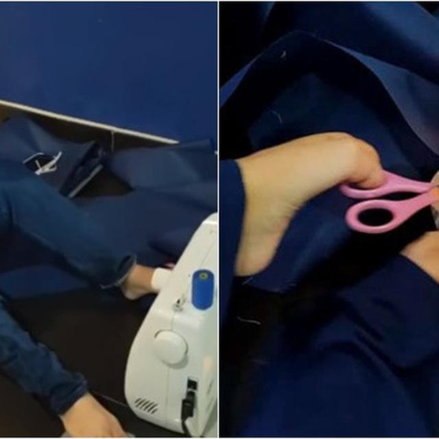 Kisah Penjahit Tak Punya Tangan Bantu Bikin Apd Untuk Tenaga Medis Bikin Terenyuh Hot Liputan6 Com