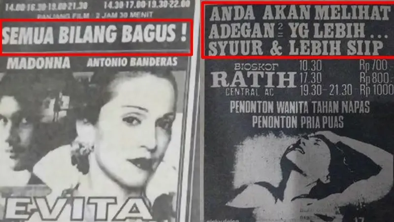6 Potret Iklan Film di Koran Lawas Ini Bikin Nostalgia