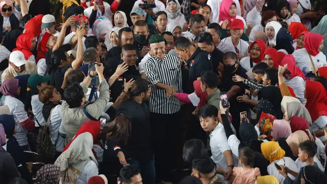 Ketika Emak-emak Jawa Timur Beri Mandat ke Ganjar Pranowo