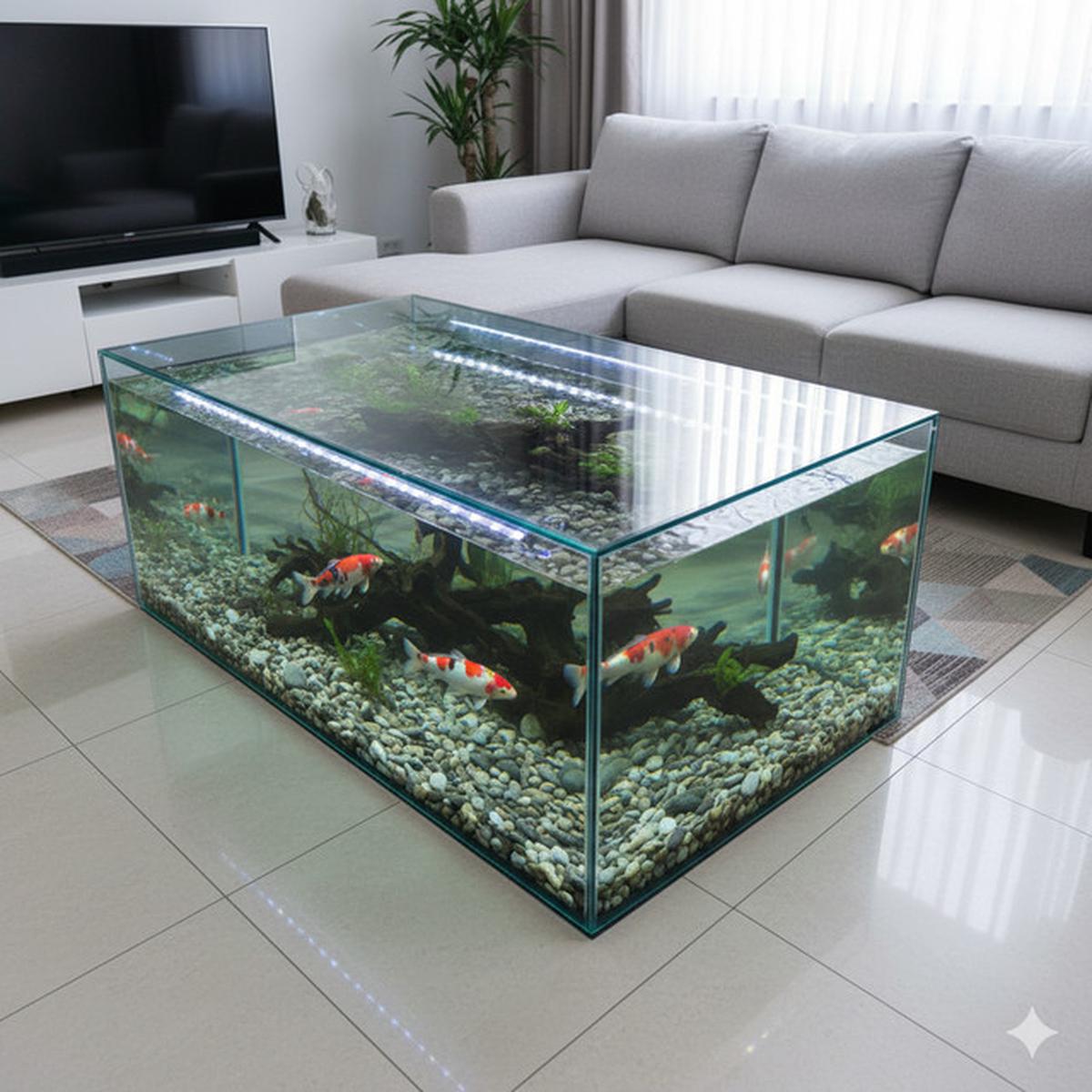 7 Desain Rumah Kecil dengan Kolam Koi Indoor yang Tidak Makan Banyak Tempat
