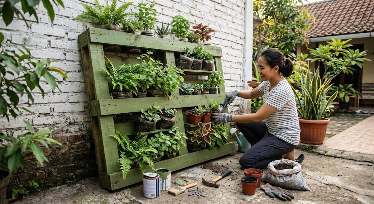 12 Cara Membuat Taman Kecil di Sudut Rumah Tanpa Biaya Mahal, Bisa Pakai Barang Bekas