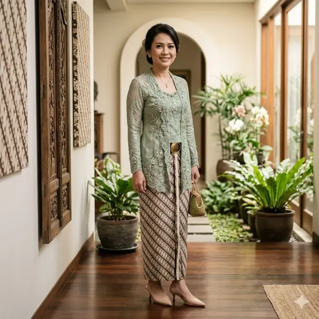 Padu Padan Kebaya Lama untuk Ibu PKK di Hari Kartini