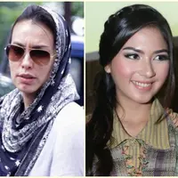 Sophia Latjuba dan Jessica Mila. (Andy Masela/Adrian Putra/Bintang.com)