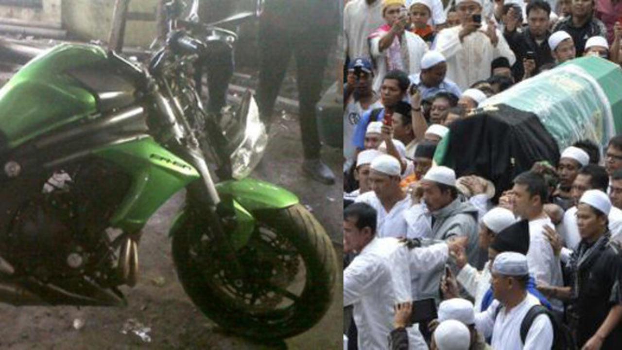 Motor Uje dan Prosesi Pemakaman (Merdeka.com)