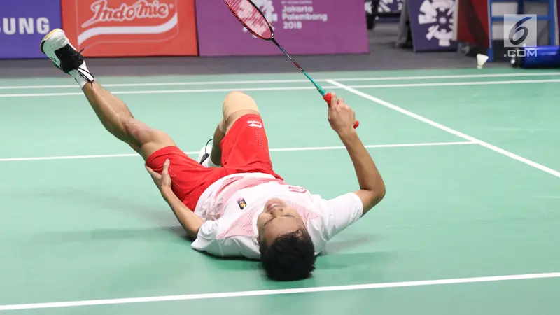 Langkah Anthony Sinisuka Ginting Terhenti saat Melawan Shi Yuqi