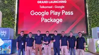 Peluncuran Google Play Pass Package hasil kolaborasi Telkomsel dan Google. (Liputan6.com/ Agustinus Mario Damar)