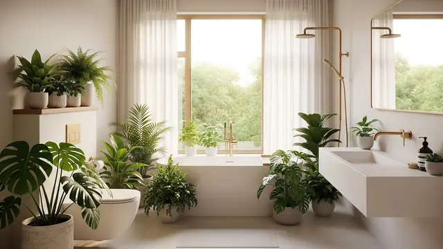 Ide Kamar Mandi yang Meningkatkan Mood/AI Generated