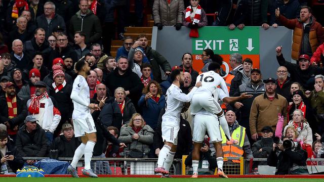 Bertandang ke Markas Liverpool, Manchester United Bikin Publik Anfield Membisu