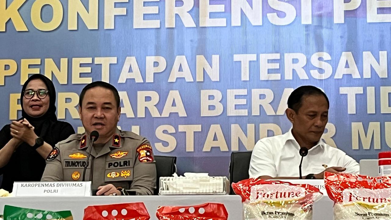 Barang Bukti Beras Oplosan