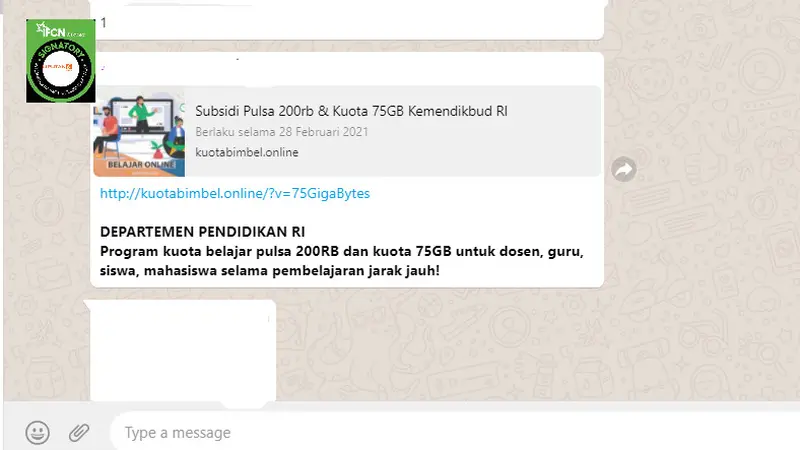 Penelusuran informasi pendaftaran subsidi pulsa Rp 200 ribu dan kuota 35 GB dari Kemendikbud