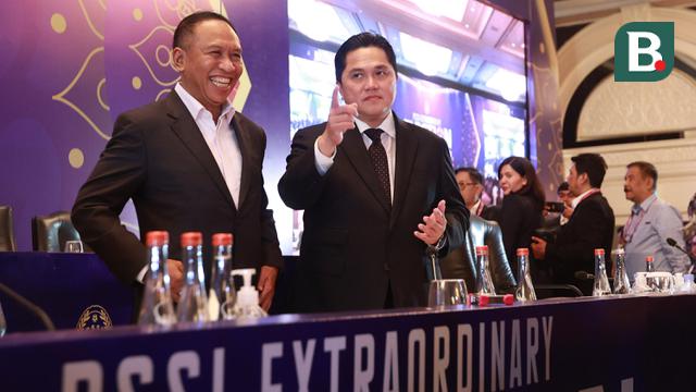 Erick Thohir Terpilih sebagai Ketua Umum PSSI dalam KLB PSSI 2023