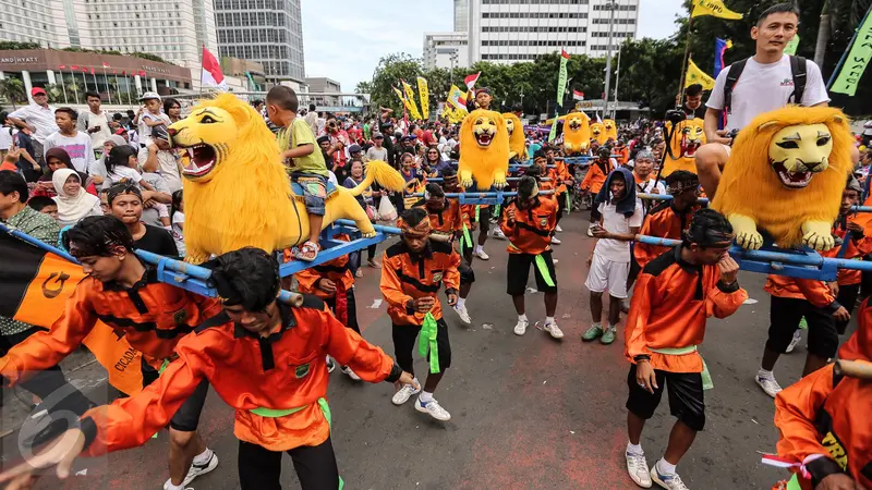 20161204-Arak-arakan Singa Jaipong dalam Kita Indonesia-Jakarta