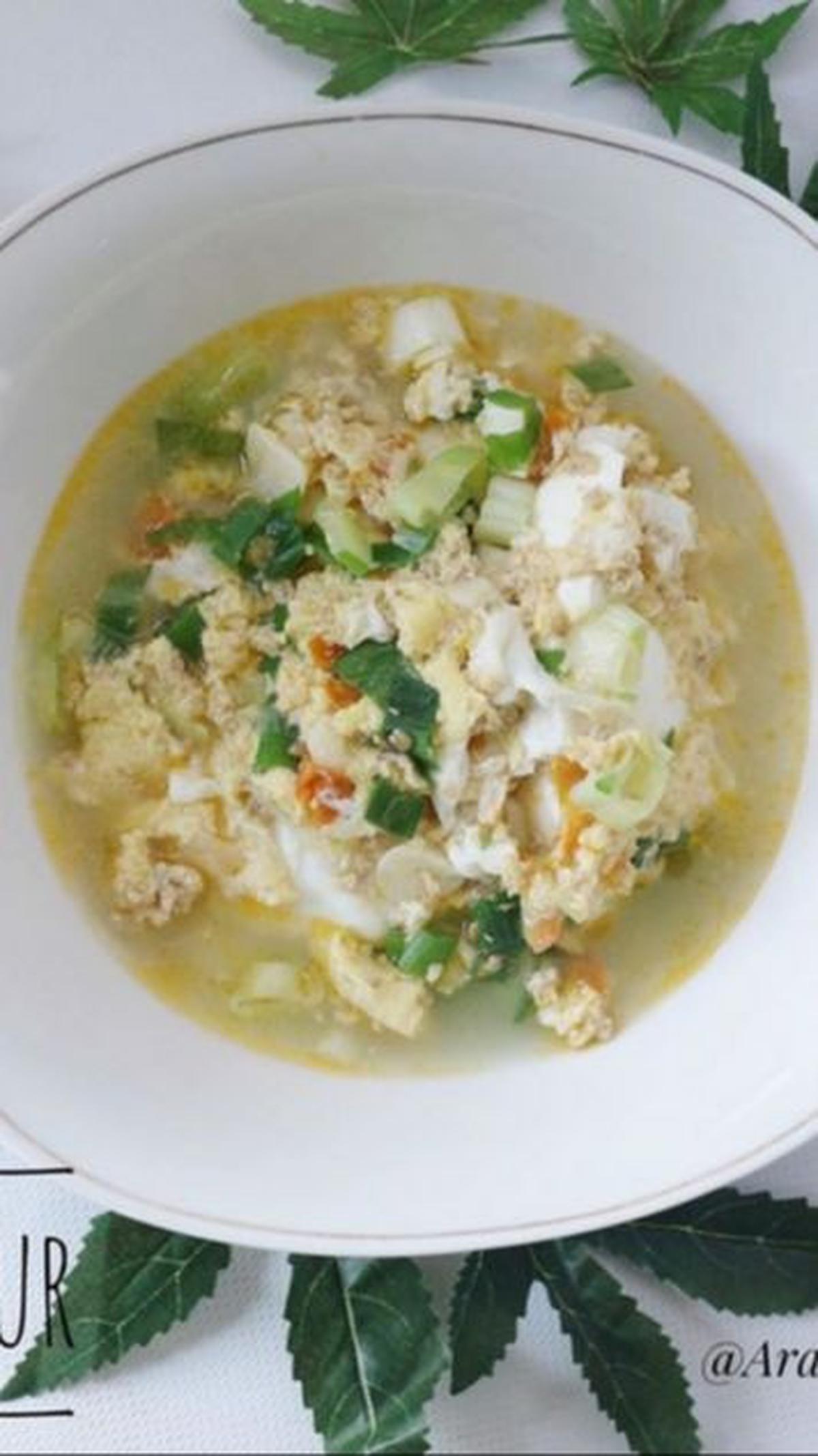 4. Resep Menu Diet Puasa Ramadhan: Sop Telur<br>