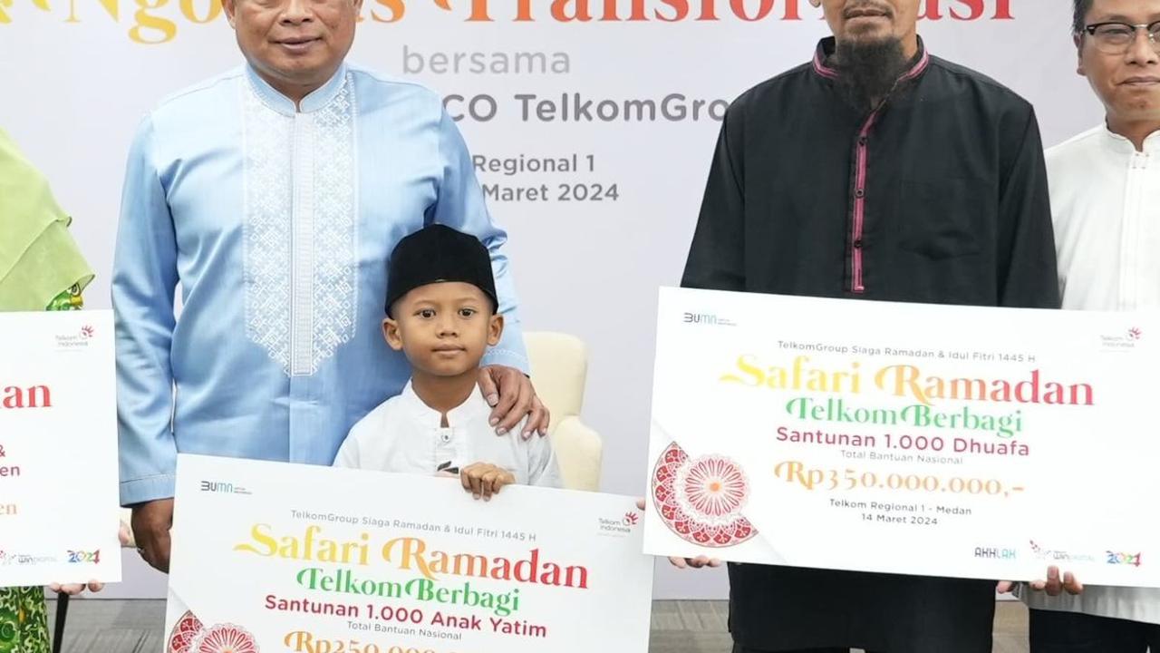 Safari Ramadan, TelkomGroup Tinjau Infrastruktur Telekomunikasi dan Salurkan CSR