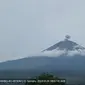 Gunung Semeru di Perbatasan Kabupaten Lumajang dan Kabupaten Malang erupsi dua kali (Istimewa)
