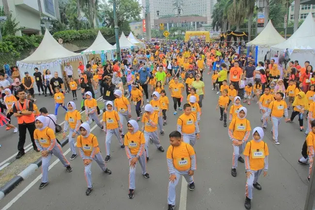 Wilio, gerai sepatu multi-brand anak pertama di Indonesia menyelenggarakan Wilio Family Run 2017. (Foto: Wilio Indonesia)