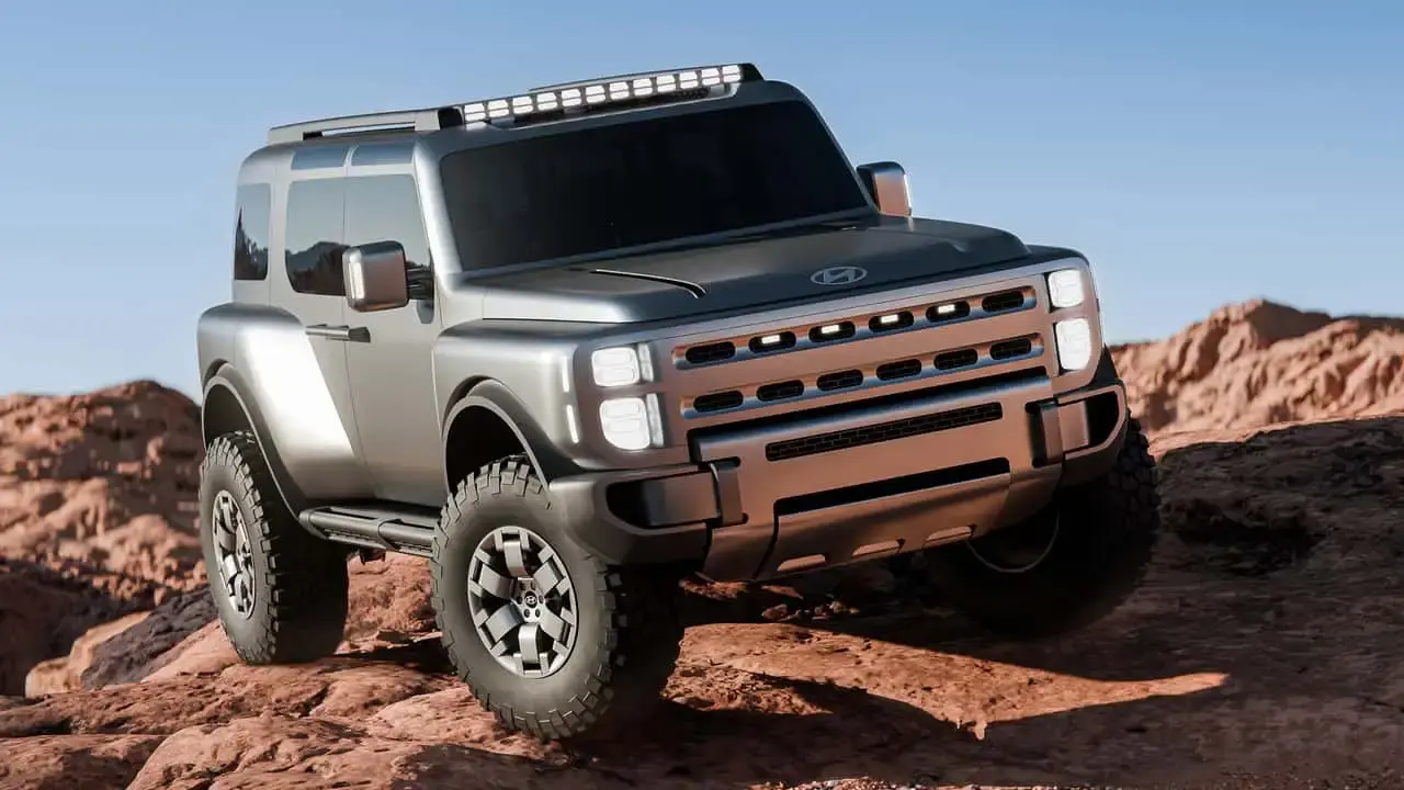 Hyundai Pamer Boulder Concept, Calon Pikap Tangguh dengan Sasis Ladder Frame (Motor1)