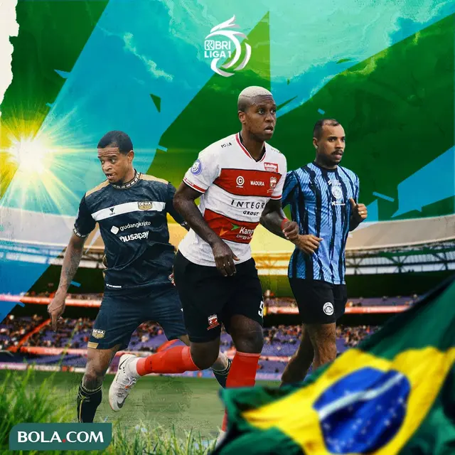 Liga 1 -  Ilustrasi Alex Martins, Hugo Gomes, Gustavo Almeida