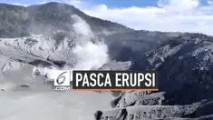 Pasca erupsi sehari, kawasan wisata gunung Tangkuban Perahu ditutup sementara.