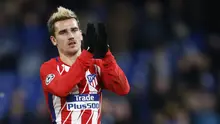 Meski Antoine Griezmann telah menolak pinangan Manchester United, namum Setan Merah masih berharap mendapat servis pemain asal Prancis tersebut. Griezmann sendiri menyatakan ingin bergabung dengan Barcelona pada Januari 2018. (AFP/Ian Kington)