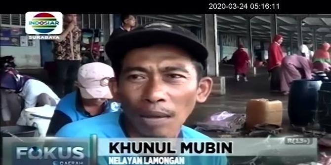 VIDEO: Dampak Corona COVID-19, Harga Ikan Laut di Lamongan Turun hingga 50 Persen