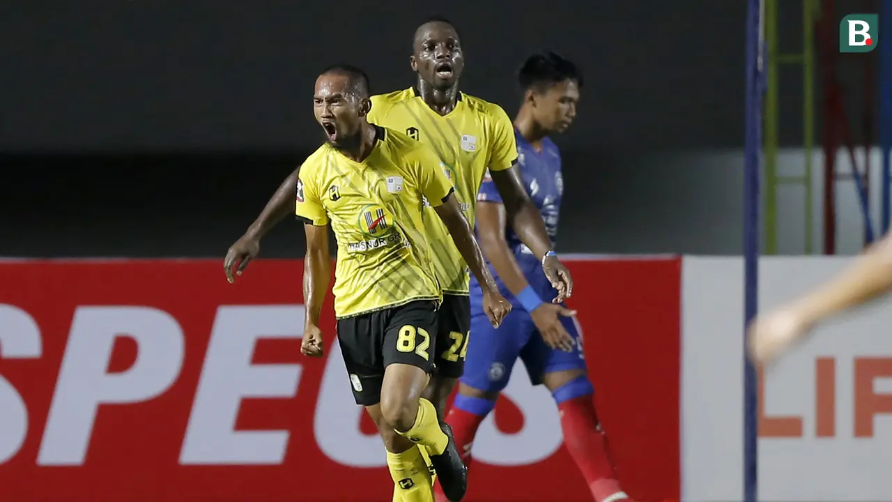 FOTO: Barito Putera Jaga Peluang Lolos ke Babak 8 Besar usai Menang 2-1 atas Arema FC - Beni Oktovianto