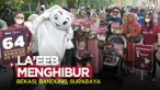 Berita video aktivitas seru maskot Piala Dunia 2022, La'eeb, di Bekasi, Bandung, dan Surabaya pada Minggu (20/11/2022) pagi hari WIB.