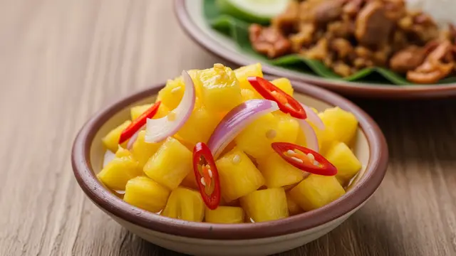 Resep Acar Nanas Nasi Kebuli yang Wajib Dicoba (AI Generated)