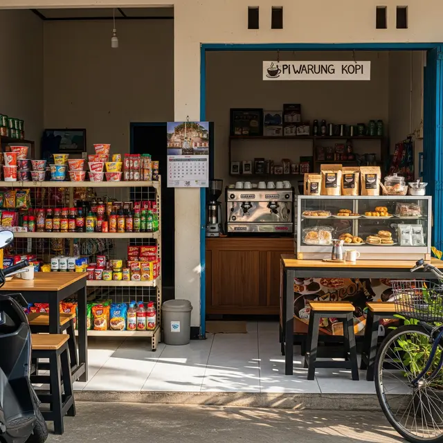 9 Model Warung Kecil dengan Kombinasi 2 Usaha, Inspirasi Jualan Serba Praktis