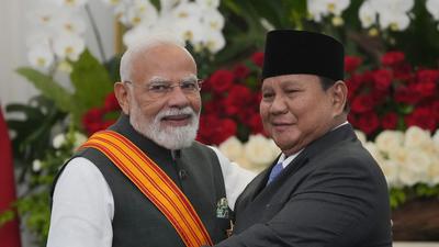 FOTO: Presiden Prabowo dan PM Modi Bahas Penguatan Kemitraan Strategis Indonesia India
