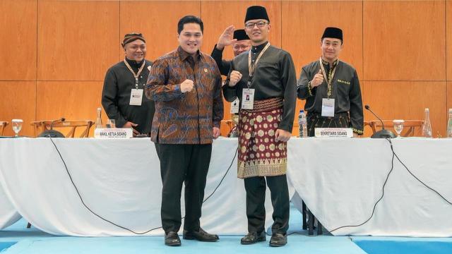 Menpora Erick Thohir bersama Ketua Umum PB IPSI, Sugiono
