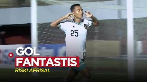 VIDEO: Gol Fantastis Riski Afrisal untuk Timnas Indonesia U-16 di Piala AFF U-16 2022