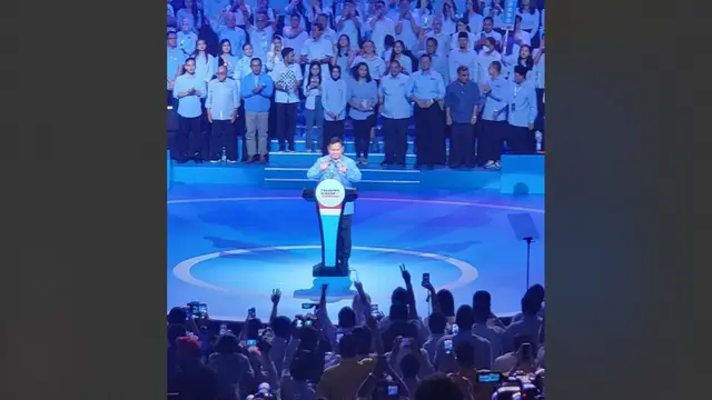 Tim Pemenangan pasangan calon presiden (capres) dan calon wakil presiden (cawapres) nomor urut 2 Prabowo Subianto-Gibran Rakabuming Raka menggelar konsolidasi para relawan di Sentul, Bogor, Minggu (10/12/2023).