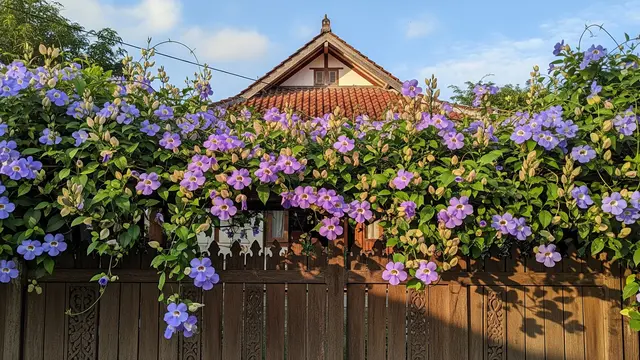 16 Tanaman Bunga Instagramable di Pagar, Pilihan Terbaik untuk Percantik Hunian