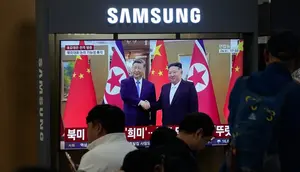 Kim Jong Un Kunjungi China Lewat Jembatan Baru