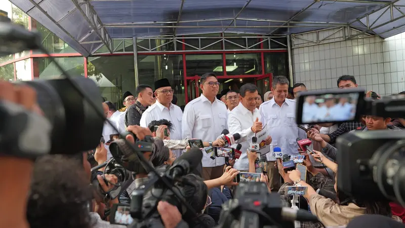 Ketua DPD Partai Gerindra Jawa Tengah, Sudaryono usai menghadiri rapat di DPP Partai Gerindra di Ragunan, Jakarta, 23 Agustus 2024.