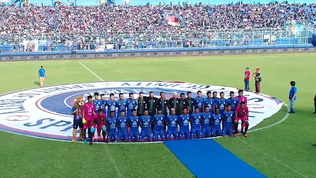 Lihat Cuplikan Launching Team & Jersey Arema FC 2020. sumberfoto: Vidio