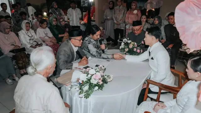 Dua Kebaya Putih Pilihan Adhisty Zara Saat Lakoni Akad Nikah dengan Tsaqib, Perpaduan Beskap Modern dan Kutubaru yang Anggun